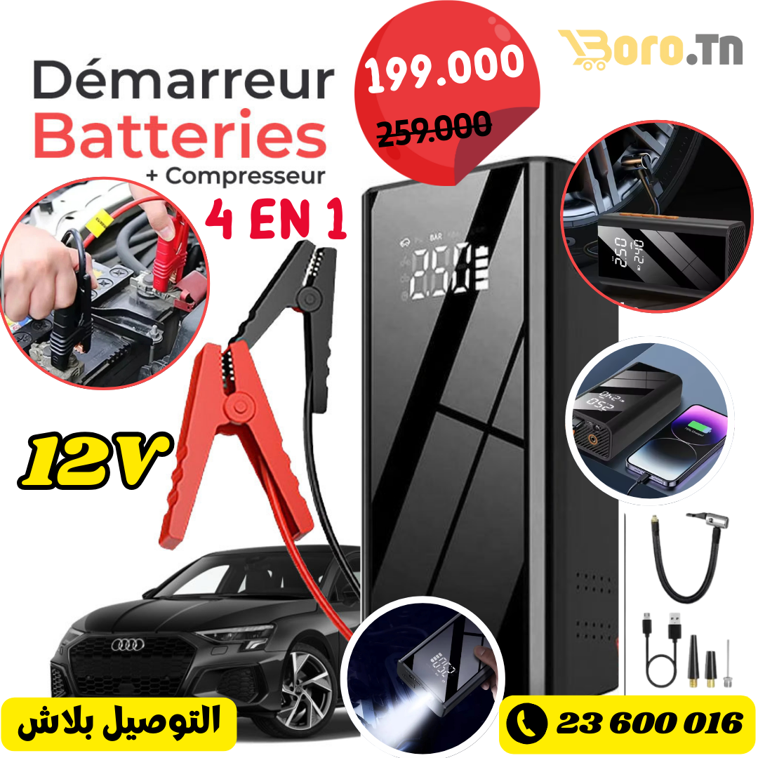 Demarreur Voiture Multifonction 4 EN 1