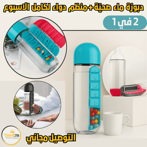 Bouteille Pilule 2 en 1